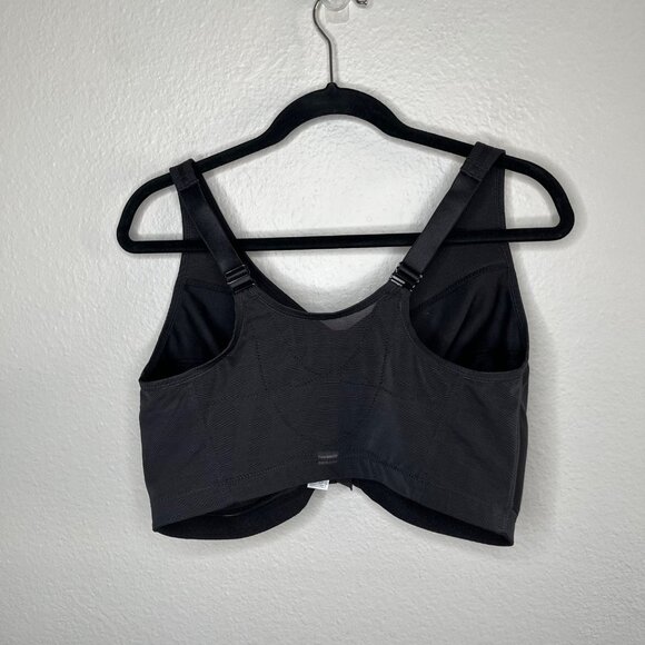 Glamorise Black 40I Magic Lift Front Closure Posture Wireless Bra 1265 - Picture 4 of 6